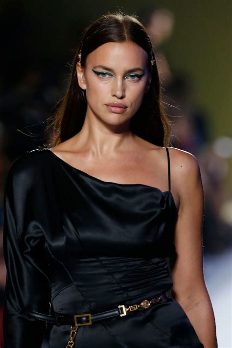 irina shayk versace fashion.